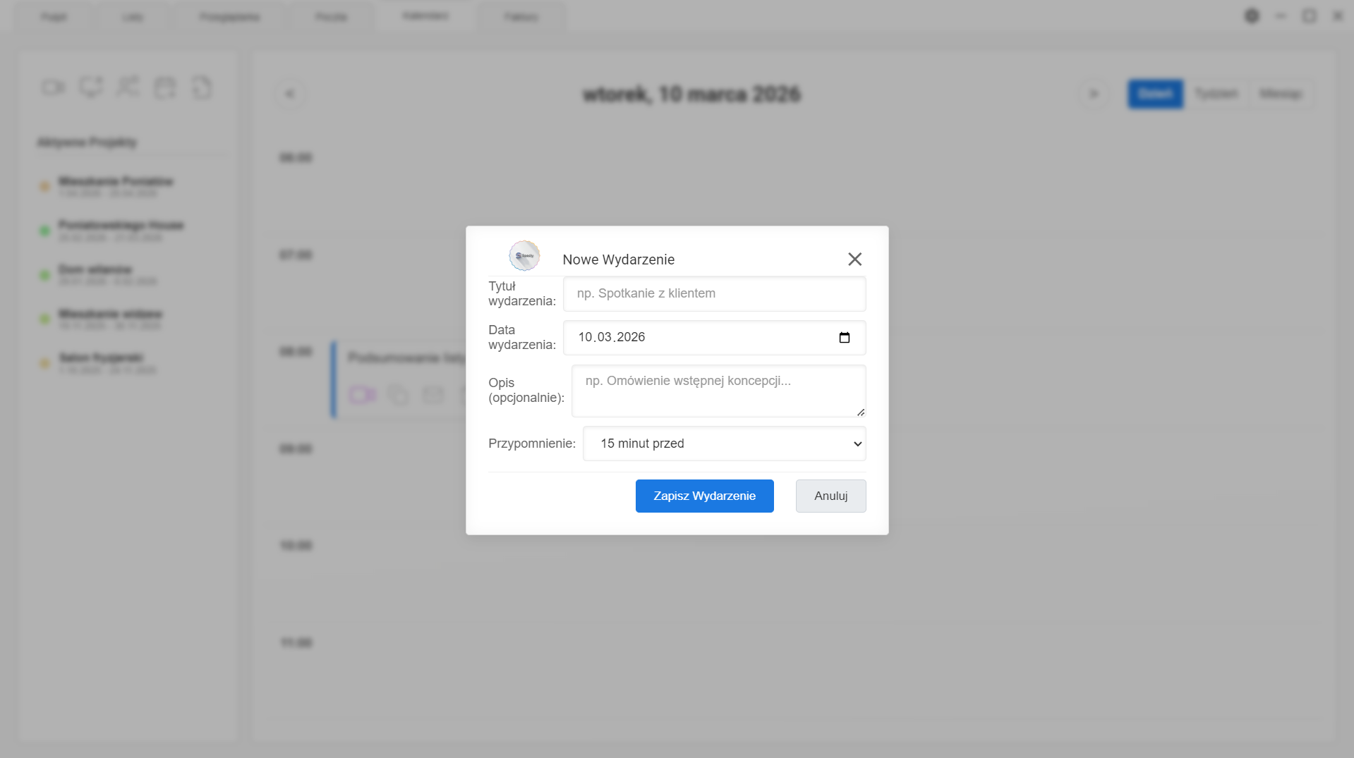 Specly - Zarządzanie zadaniami, spotkaniami i komunikacją z klientem w jednym miejscu
